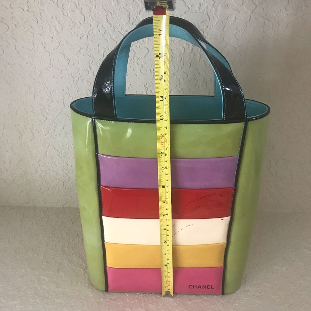 Authentic CHANEL Mod Color Block Tote - Picture 4 of 8